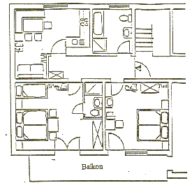Grundriss Appartement 2